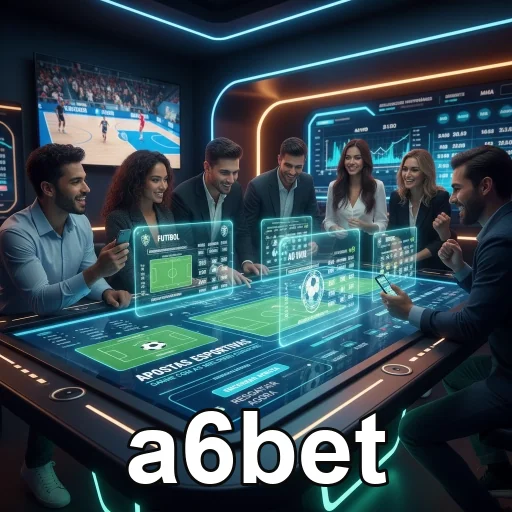 Ilustração de Aposte com Confiança em a6bet e Sinta a Diferença