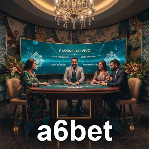 Ilustração de Explore os jogos ao vivo na a6bet com total confiança