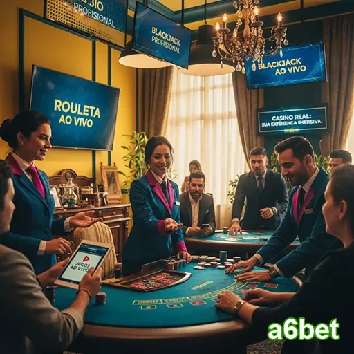 Jogos ao vivo e dealers interativos na a6bet